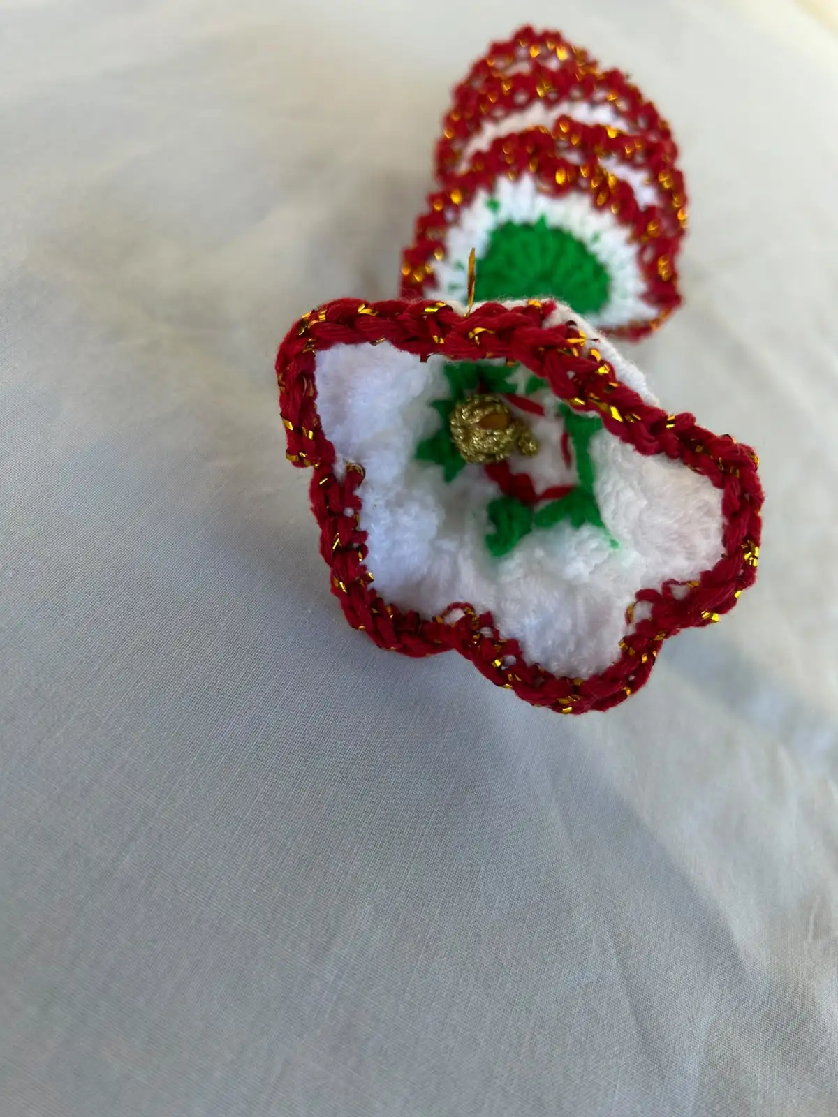 Foto 4 de 5: Enfeite de Natal em espiral com estrela