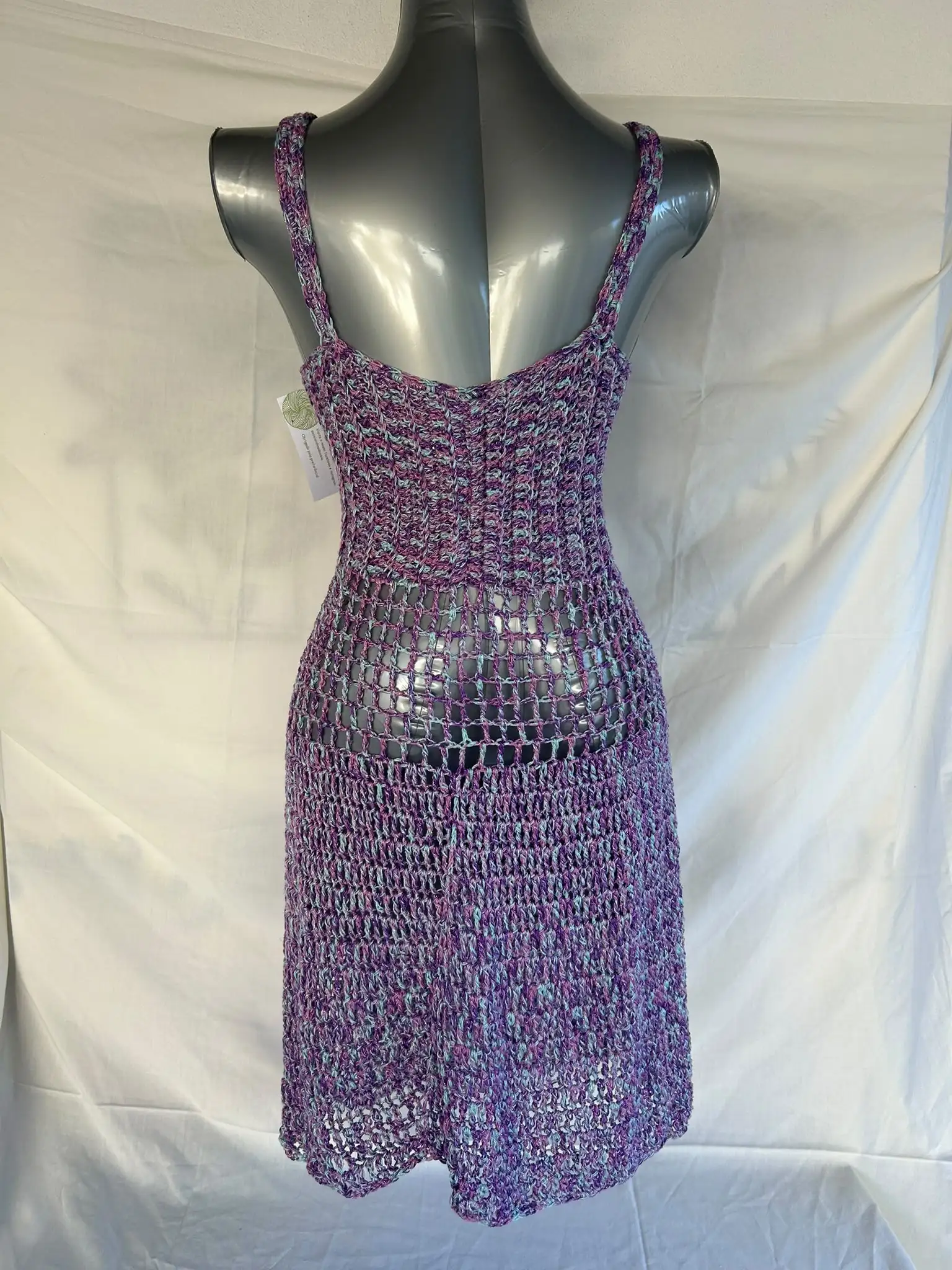 Foto 3 de 3: Vestido lilás de alças